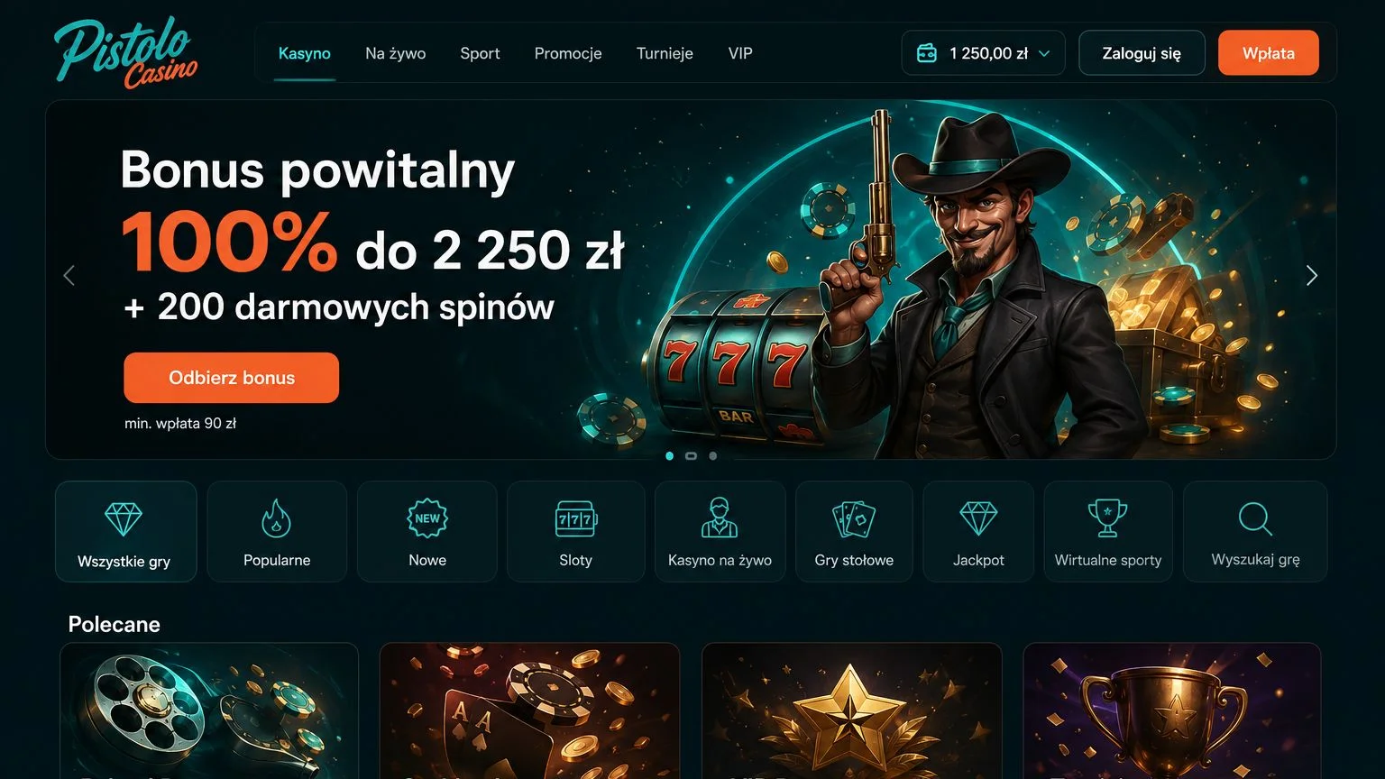 Najważniejsze informacje o Pistolo Casino dla graczy