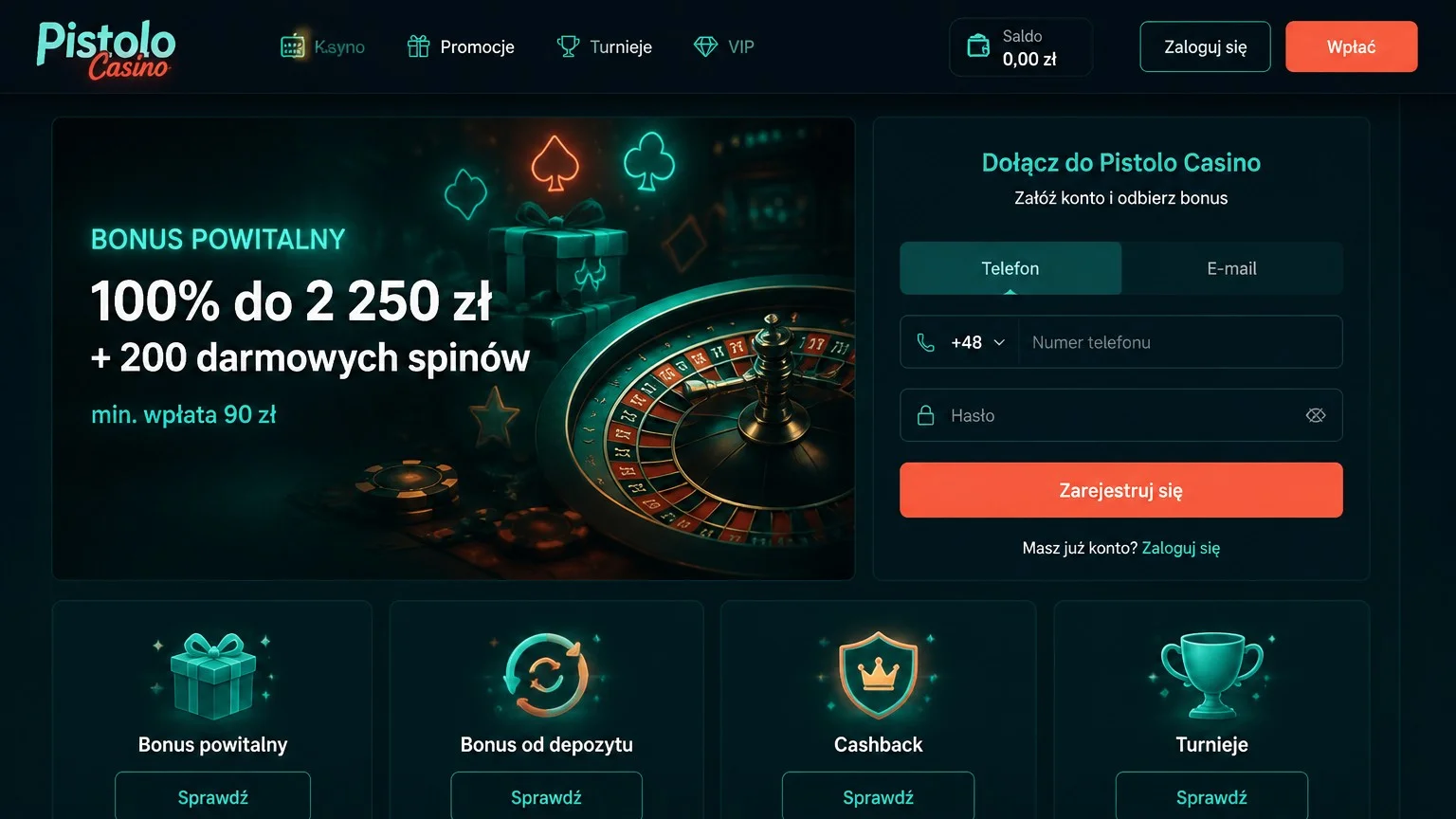 Aplikacja mobilna Pistolo Casino i pistolo casino login na telefon Aplikacja mobilna Pistolo Casino i pistolo casino login